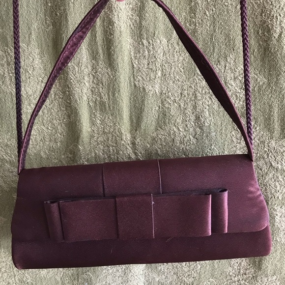 Maroon Clutch or Shoulder Bag - Picture 7 of 10